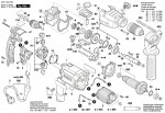 Bosch 3 601 A9C 570 GSB 21-2 RE Percussion Drill 230 V / GB Spare Parts GSB21-2RE
